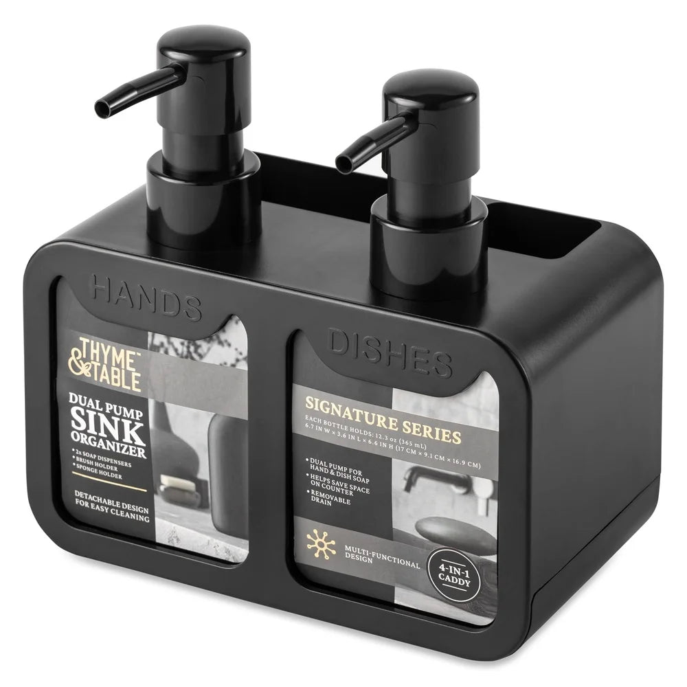 Dual Soap Dispenser & Organizer